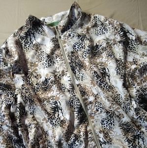 Price Drop⬇️! Animal Print Zip Up